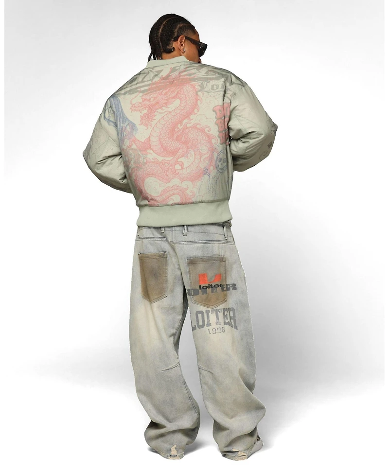 Loiter Men's Spray Bomber Jacket