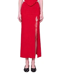 Pcfg Women's The Broderie Anglaise Edit Embroidered Midi Skirt
