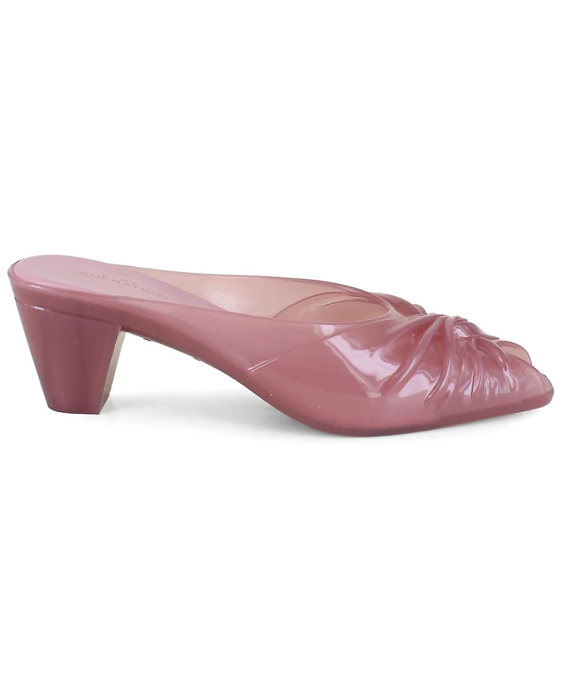 BCBGeneration Women's Sebastian Heeled Jelly Sandal