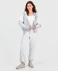 And Now This Petite Crochet-Trim Drawstring Joggers, Macy's Exclusive
