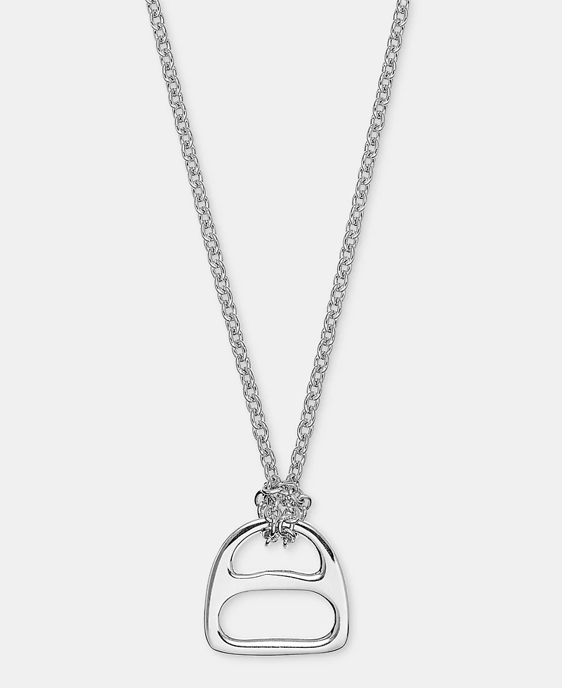 Lauren Ralph Lauren Equestrian Pendant Necklace, 18" + 3" extender