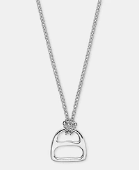 Lauren Ralph Lauren Equestrian Pendant Necklace, 18" + 3" extender