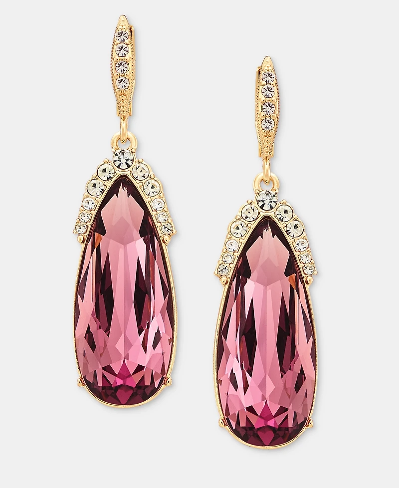 Givenchy Crystal Pear-Shape Drop Earrings