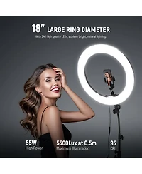 Neewer Rl-18 Ring Light with 18 Inch, 55W for select iPhone models