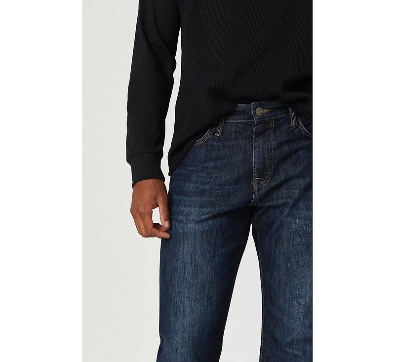 Mavi Jeans Men's Matt Relaxed Straight Leg Dark Stanford