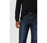 Mavi Jeans Men's Matt Relaxed Straight Leg Dark Stanford