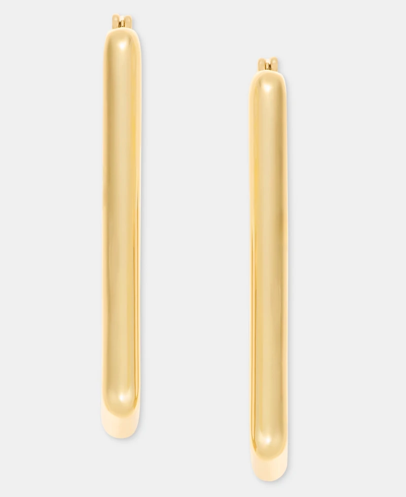 Karl Lagerfeld Paris Square Hoop Earrings