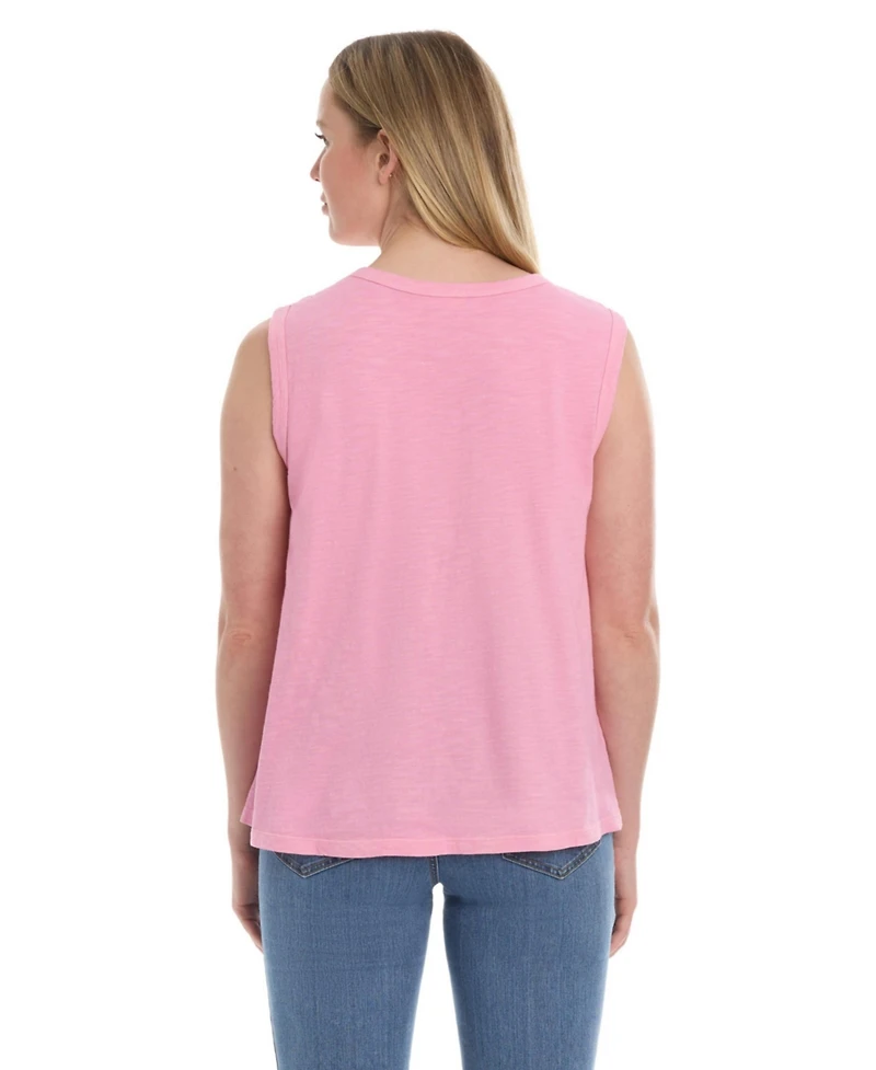 Wilt Women's Shell with Lace Yoke Tee