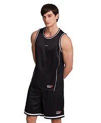 Reebok Men's Elastic Waistband Mesh Shorts