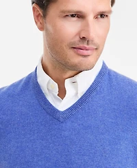 Club Room Men's 100% Cashmere V-Neck Sweater, Macy's Exclusive