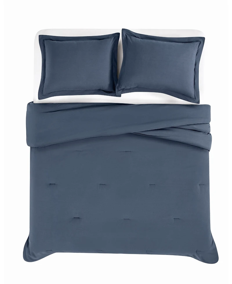 Brooklyn Loom Essential Cotton -Piece Comforter Set