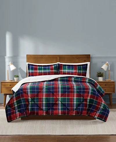 Truly Soft Cuddle Warmth Ivan Plaid 2-Piece Comforter Set, Twin/Twin Xl