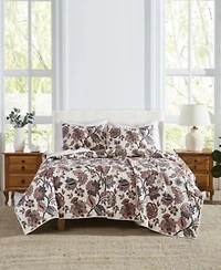 Cannon Chloe Jacobean 3 Piece Quilt Sets