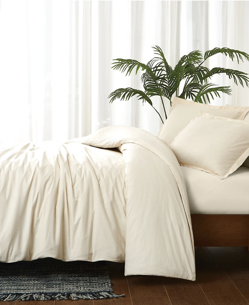 Brooklyn Loom Pinstripe 3-Piece Comforter Set
