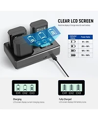 Neewer A7C Camera Battery and Charging Accessory with 2280mAh for select Sony Np-f-series devices