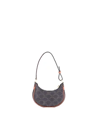 Pre-Owned Celine Mini Ava Bag Triomphe Coated Canvas