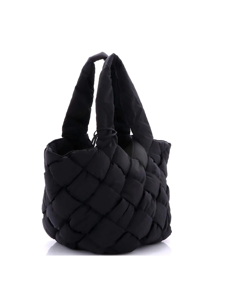 Pre-Owned Bottega Veneta Cassette Paper Tote Intrecciato Nylon