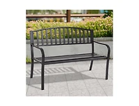 Mondawe 50 Inch Patio Garden Bench Loveseats for Outdoor