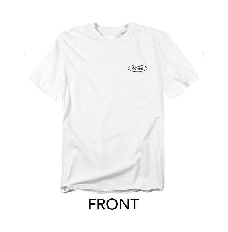 Mustang Men's Ford 66 Advert Front Back T-Shirt
