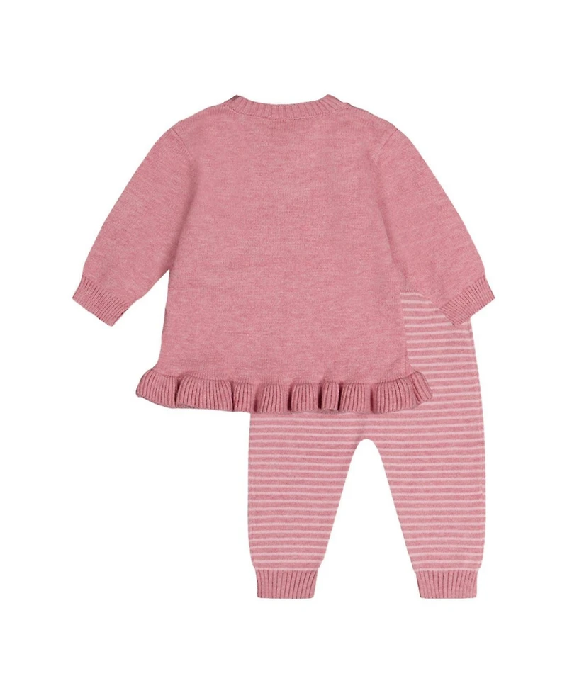 Deux par Baby Girl (3M-24M) Knitted Top and Pants Set