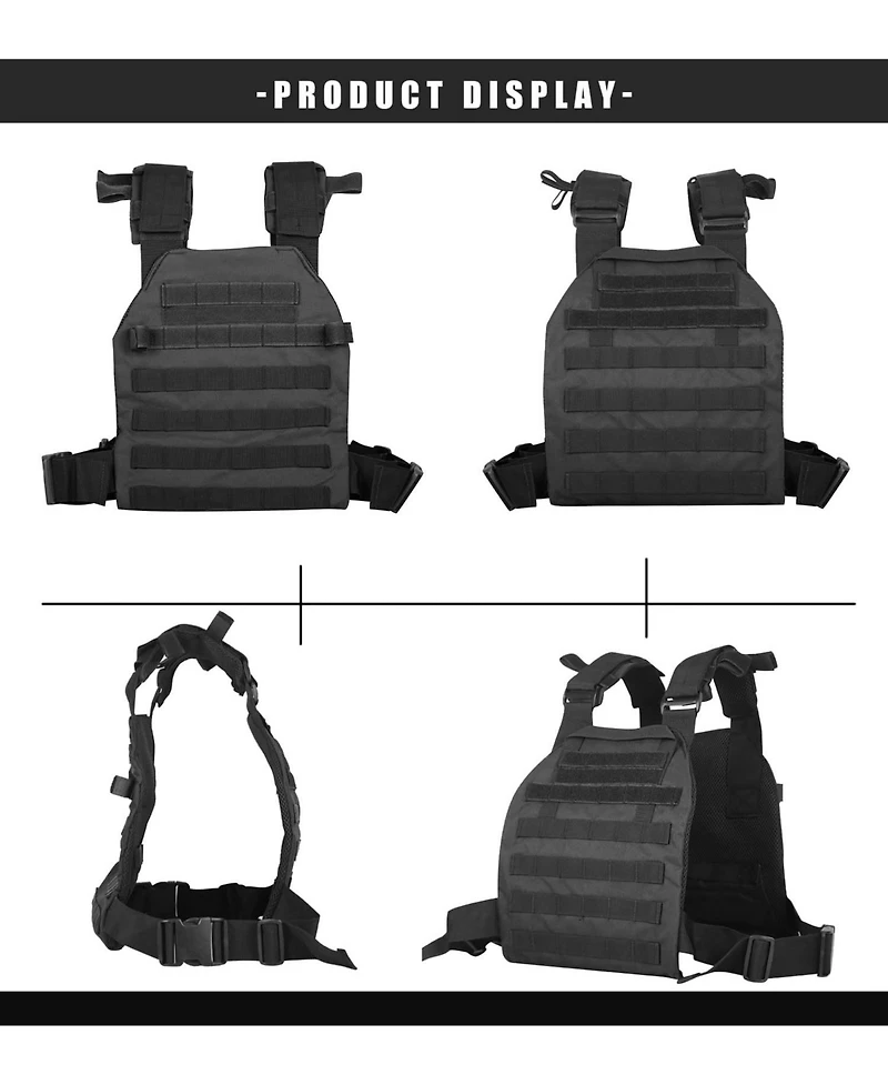 Aofar Weighted Vest Adjustable Fitness Running Strength Training