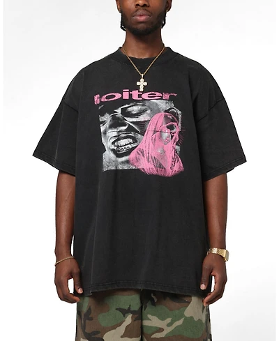 Loiter Men's Silicone Premium Vintage T-Shirt