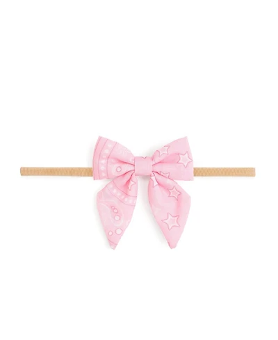 Sweet Wink Baby Girls Bandana Western Bow Baby Headband
