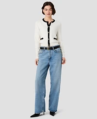 French Connection Women's Button-Front Fitted Cardigan