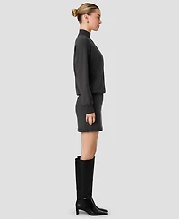 French Connection Women's Cosysoft Mock Neck Long-Sleeve Mini Dress