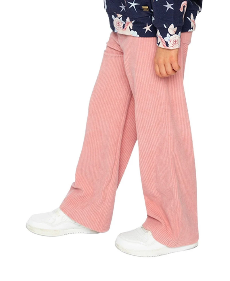 Deux par Little and Big Girl (6Y - 14Y) Stretch Corduroy Wide Leg Pants