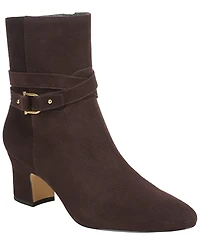 Franco Sarto Women's Suede Almond Toe Ankle Booties
