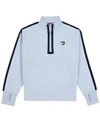 Tommy Hilfiger Girls' 7-16 Quarter-Zip Fleece Sweatshirt
