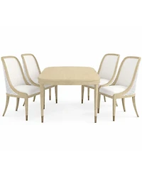 A.r.t. Furniture Eave Ii 5-Piece Oval Dining Set (Table & 4 Hostess Chairs)