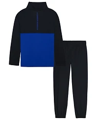 Under Armour Boys' 2T-7 Quarter-Zip Sweatshirt and Joggers, 2-Piece Set