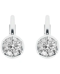 Macy's Lab-Grown Diamond Earrings (1-1/2 ct. t.w.) in 14k White Gold