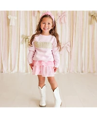 Sweet Wink Girl's (5-8) Howdy Patch Western Sweatshirt