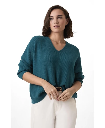 Celtic & Co. Women's Ribbed V-Neck Jumper