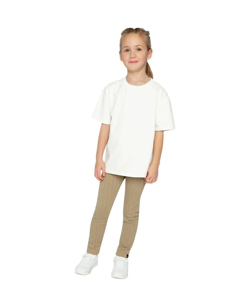 Deux par Toddler Girls (2T-5T) Jacquard Leggings Sage