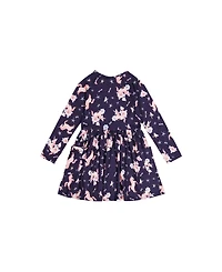 Deux par Toddler Girls 2T-5T Long Sleeve Dress Unicorn Print