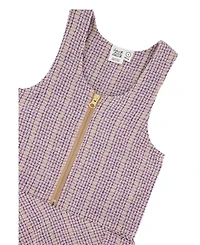 Deux par Little and Big Girls' 6-12 Jumper Checkered