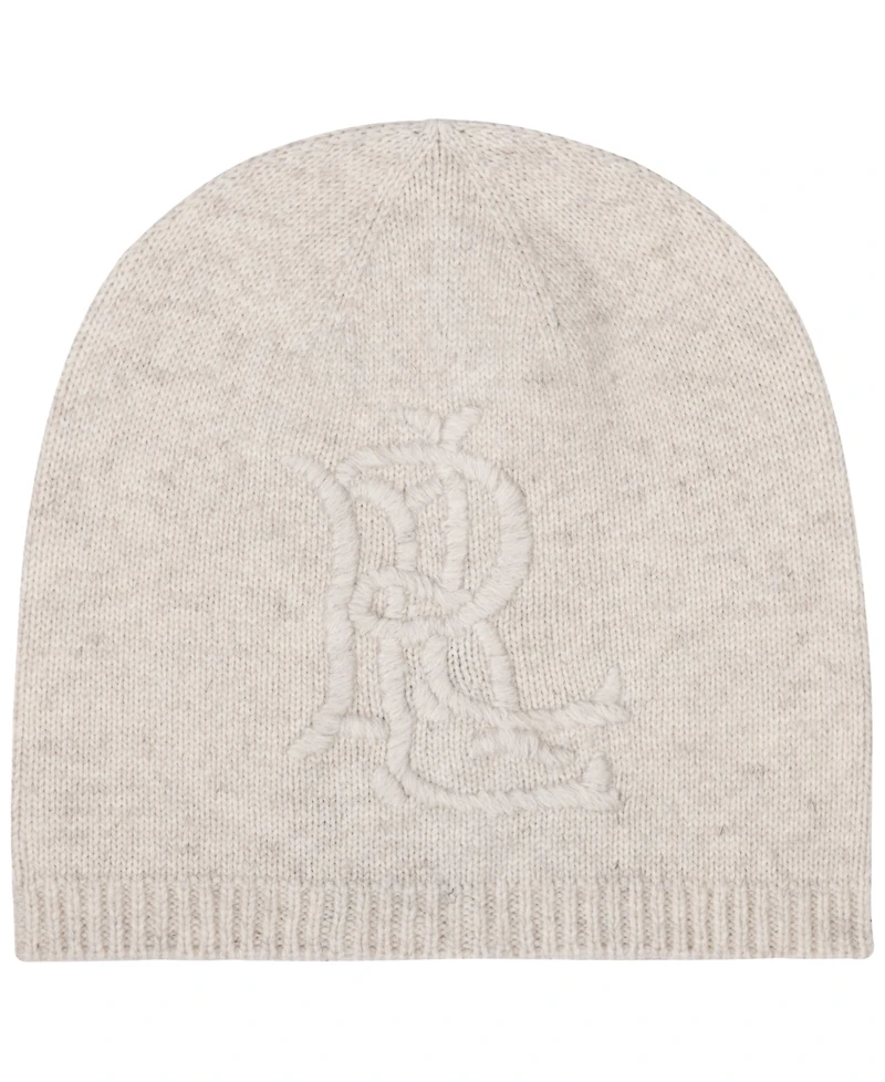 Lauren Ralph Lauren Embroidered Logo Rib-Knit Hat