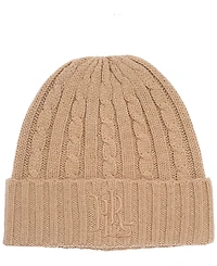 Lauren Ralph Core Cable Logo Beanie