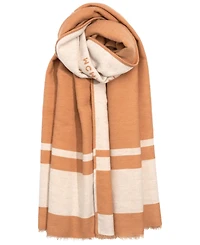 Lauren Ralph Crest Jacquard Wrap