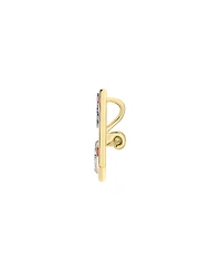 Lab-Grown Diamond Pin (1/4 ct. t.w.) in 14k Gold-Plated Sterling Silver, Macy's Exclusive