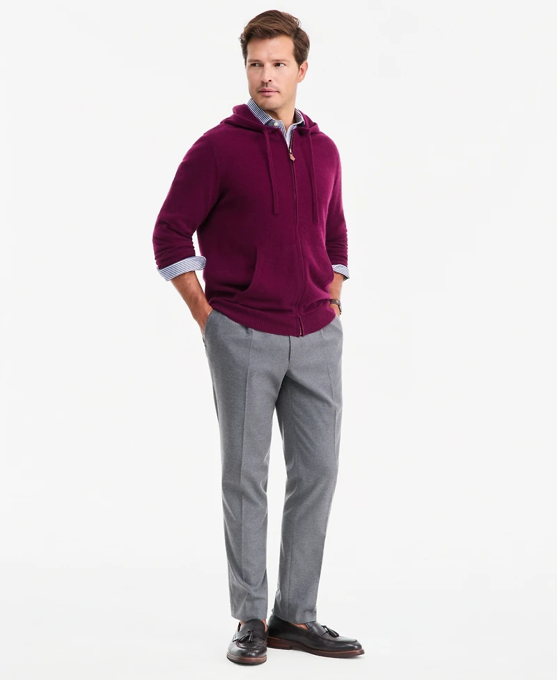 Club Room Men's Long-Sleeve Hooded Zip-Up Sweater, Macy's Exclusive