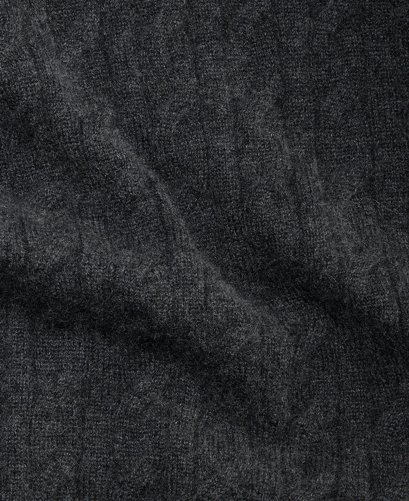 Club Room Men's Premium Cashmere Cable-Knit Turtleneck Sweater, Macy's Exclusive