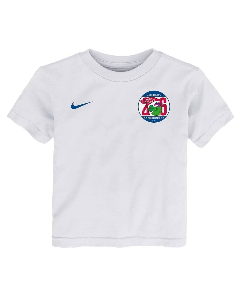 Nike Toddler White 2026 Mlb All-Star Game Phillie Phanatic T-Shirt