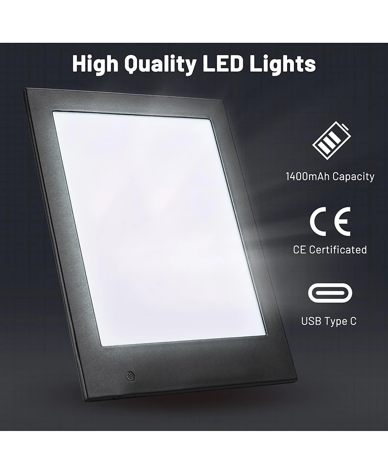 Yescom Led Backlit Menu Holder Cover Single Panel Fits 8"x11" Paper for Nightclubs Restaurants Hotels Cafes