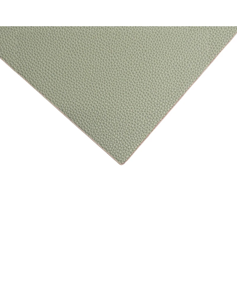 Dainty Home Pebbles Reversible Premium Faux Leather 12" x 18" Rectangular Placemats Set of 4