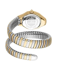 Just Cavalli Women's Vivace Quartz Two Tone Stainless Steel Bracelet Watch